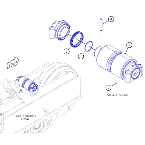 Cat 6020 Excavator Carrier Roller 474-9145